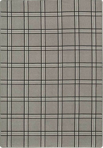 Milliken Imagine Figurative Pane Plaid Black Tweed